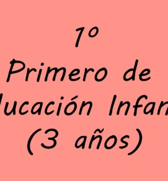 Texto donde indica que es una categoría que correponde a libros de texto de niños de 3 años