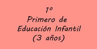 Texto donde indica que es una categoría que correponde a libros de texto de niños de 3 años